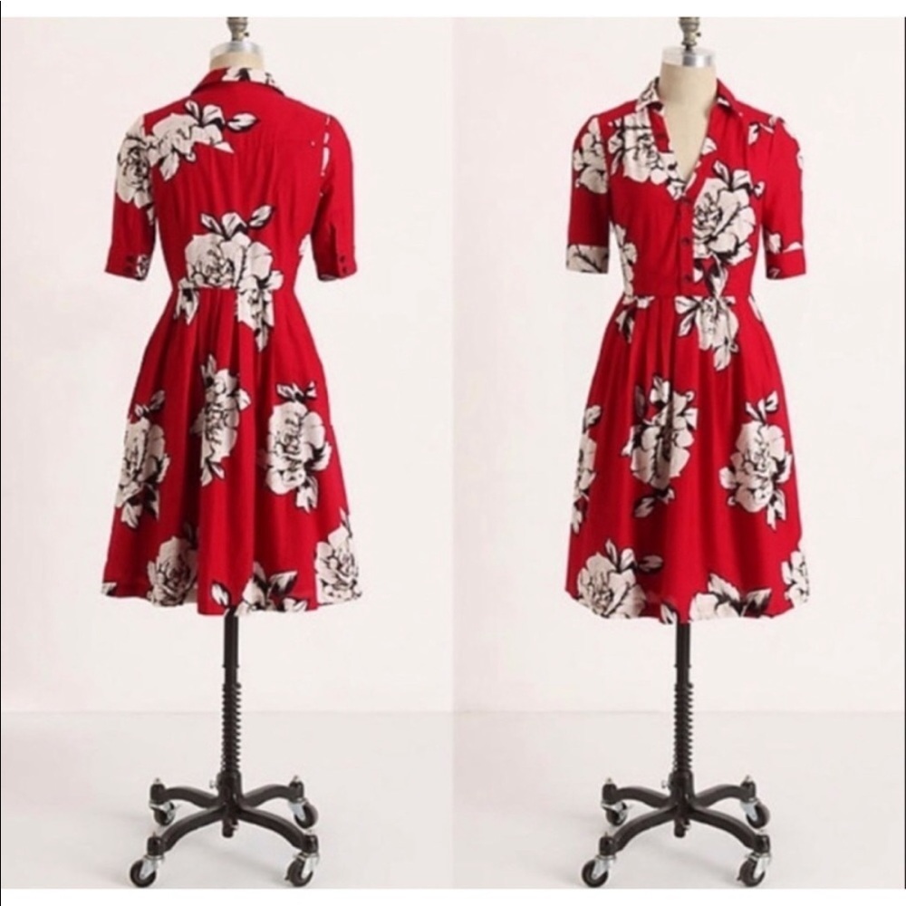 Anthropologie Maeve “Dagmar Shirtdress”
